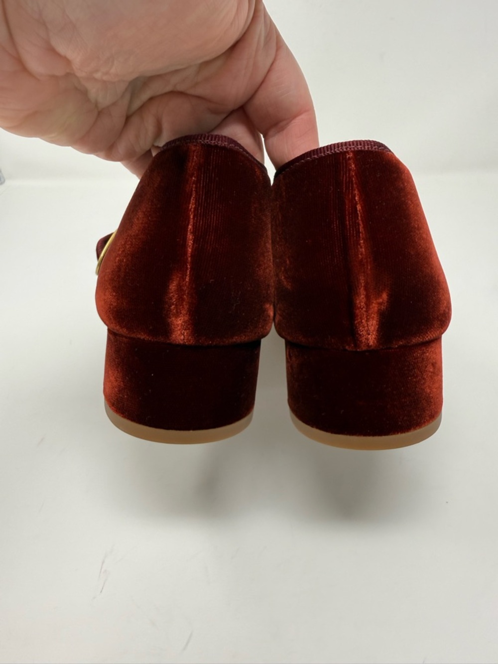 New Veronica Beard Cade Velvet Mary Jane Ballet Pump Sz 10 - Picture 5 of 13